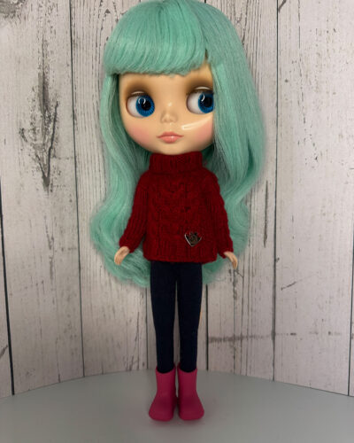 Classic Heart Cables - Cashmere